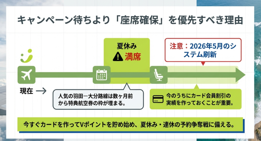 ソラシドカードの申込みタイミング